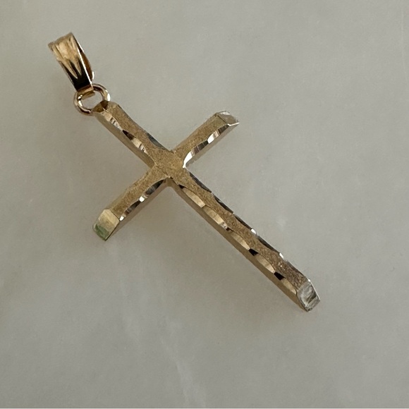 14k Solid Gold Cross - Picture 11 of 15